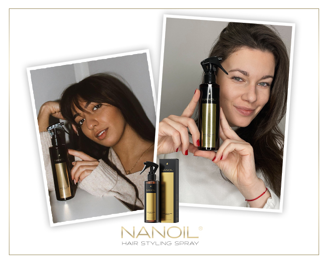 nanoil hair styling spray