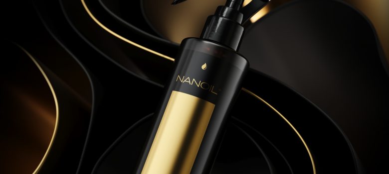 Nanoil hair styling spray